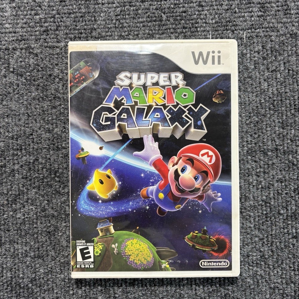 Super Mario Galaxy (Nintendo Wii, 2007) - Tested & Working no manual